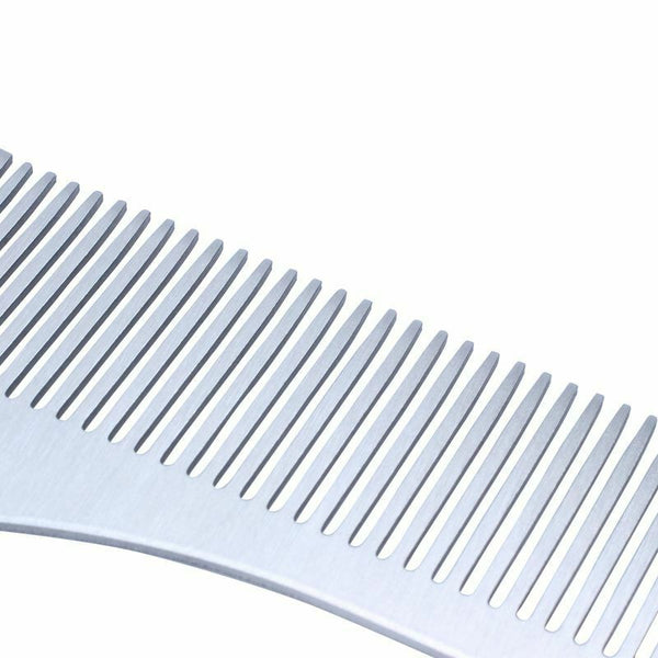 Stainless Steel Beard Styling Shaping Template Comb Facial Hair Tool R4R5