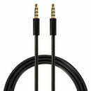 Audio Cable 3.5MM to 3.5MM Jack Male To Male Black Headphone Auxiliary Cord
