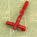 New Professional Writing Jinhao 599A Fountain Pen Plastic Cap & Barrel Red