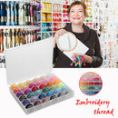36 Colors Sewing Machine Line Box Set Hand Stitching Embroidery Thread Yarn A