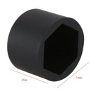 20pcs 19mm Car Silicone Wheel Lug Nut Bolt Cover Tyre Screw Cap Black