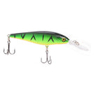 1pcs 11cm 10.5g minnow fishing lures plastic baits hard lures fishing hooks 8