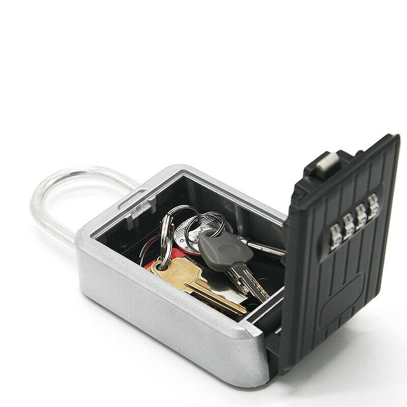 Portable Key Lock Box Secure Key Holder Durable Aluminium Alloy Material wi T2H2