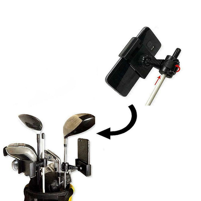 ABS Golf Swing Record Phone Holder Cell Phone Clip Support Bracket Stand V6F7