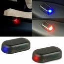 1PC Car Solar Energy Dummy Security Anti-theft Warning Flash Alarm LED Light Red
