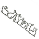 Easter Rabbit Metal Cutting Dies Stencils For Scrapbooking Photo Albu JR