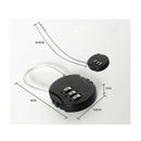 Combination Coded Lock Reptile Lizard Vivarium Terrarium Secure Black