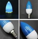 E14 LED color candle tip bulb, color candle light,blue