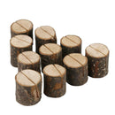10pcs Wooden Card Holder Photo Clips Wedding Place Card Table Centerpiece