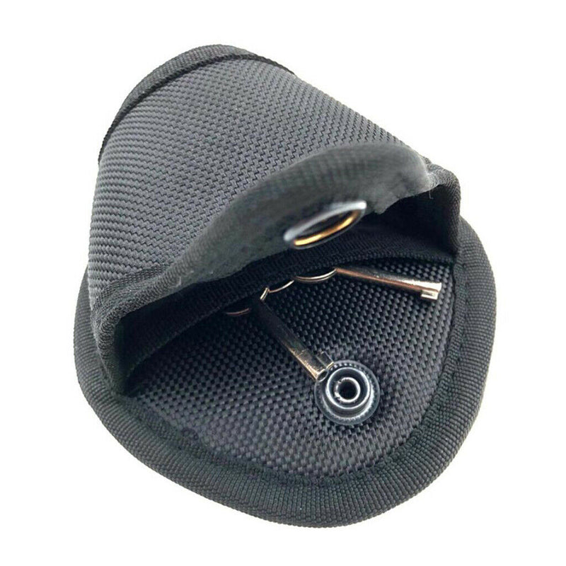 Nylon bum bag, hip bag, belt bag, wallet, accessory bag, black, key pouch, 10.5