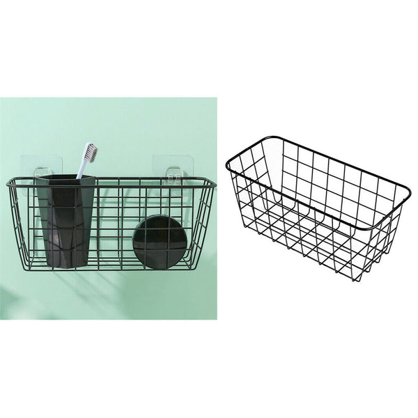 5x Wall Mounted Bathroom Soaps Basket Storage Basket Home Kitchen Bathroom