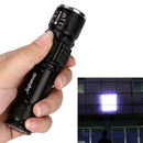 Skywolfeye Zoomable T6 LED Flashlight Waterproof USB Rechargeable Torch