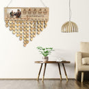 Wooden Calendar Pendants Photo Frame Home Hanging Ornaments Bedroom Decor SN9F