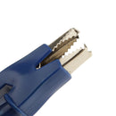 Metal Alligator Clip Crocodile Electrical Clamp For 4mm Banana Plug Cable Blue