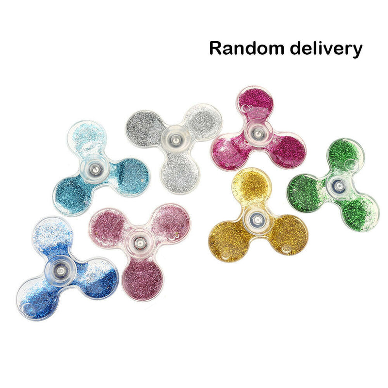 Quicksand Adults Decompression Tri Crystal Random Color Fingertip Gyro