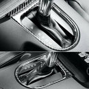 2Pcs Carbon Fiber Central Control Gears Shift Frame Cover Trim Stickers for Z1N7