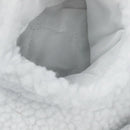 White Sheep Design Press Stud Button Pet Dog Poodle Coat Costume L