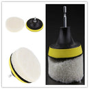 Pack of 2 Power Scrub Brush Drill Cleaning Brush with Scouring Pads for Bathroom