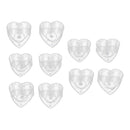 10x Heart Shape Tea Light Cups Candle Cups Wedding Decor DIY Candle Mold