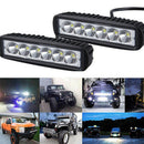 18W 6000K LED Work Light Bar Driving Lamp Fog Off Road SUV Car Boat Truck3C