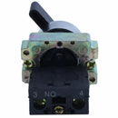 AC 240V 3A NO SPST Black Cap 2 Position Selector Latching Rotary Switch