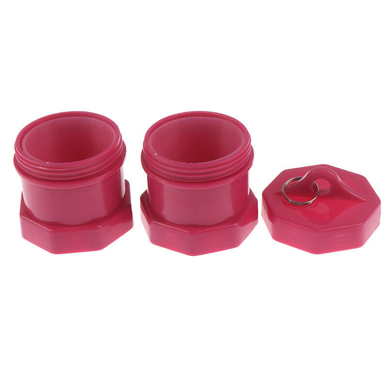 48mm Airtight Container HolderAcrylic Storage Bottle Separable Pill Box CaseSA3C