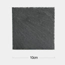 Slate Coasters with Square Slate Coasters ( Set of 8, Square - Black) K6G2