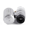 Mini 60X Pocket Microscope Hydroponic Garden Plant Bud Pest Magnifier LED MRD