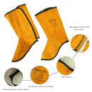 Cowhide Splash Protection Welder Foot Leggings Welder Work Foots Safety Cover