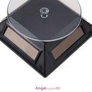 Solar Showcase 360 Turntable Rotating Jewelry Watch Ring Display Stand 037