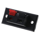 2Pcs 2 Positions Connector Terminal Push in Audio Speaker Terminals
