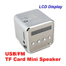 Micro SD TF Speaker Music USB Portable FM Radio Stereo Mini MP3 Player for