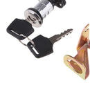Motorcycle Seat Lock Sitting Lock with 2 Keys for Electric Bike E-bike Scooter