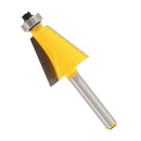 Carbide Tipped 15 Degree Chamfer Router Bit 1/2'' Shank Fits Flooring,Tables