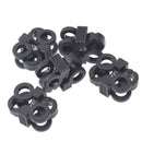 5pcs attach nylon shackle carabiner d-ring clip webbing backpack buckle ME