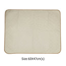 Washable Pet Diaper Pad Waterproof Durable Urine Absorbent Mat (Beige S) A