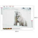 5D DIY Full Drill Diamond Painting Polar Bear Embroidery Mosaic Kit (WX182)
