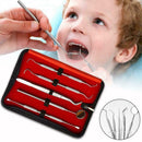 5PCS Dentist Tools Set Dental Tools Mouth Mirror Probe Oral Care D4H6