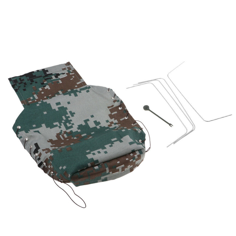 Green Canvas Truck Hood Cover for RC 1/16 Climbing Crawler Car WPL B24 B16 Truck