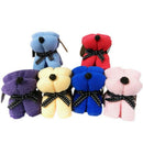 3Pcs Towel Washcloth Wedding Gifts Decoration - Random Color D2E6
