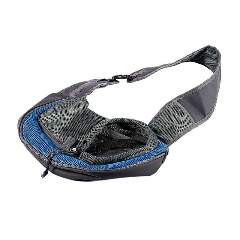 Pet Dog Cat Puppy Carry Travel Tote Shoulder Bag Purse Sling Backpack blue