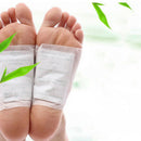 4 Bag/8Pcs Foot Pad Patch Body Massager Bamboo Herbal Plaster Stress Relief JR