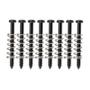 Set/16pcs Electric Guitar/Bass Pickup Frame Cover Screws & Straight Springs