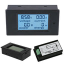 DC 6.5~100V Smart LCD Digital Combo Panel Volt Amp Power Watt Meter Monitor 100A