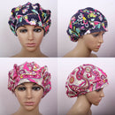 2/set Women Men Printed Cotton  Hat Bouffant Scrub Cap  Cap