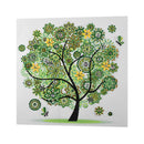 2pcs 5D Diamond Painting Special Shaped Spring & Summer Tree Diamond Picture