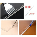 13Pcs Clear Acrylic Fiber Wallet Pattern Stencil Template Tool DIY Leather Craft