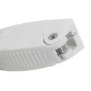 5 White RV Campers Motorhome Rounded Baggage Door Catch Compartment Clips L