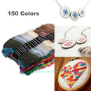 150 Colors Embroidery Thread Hand Cross Stitch Floss Sewing Skeins DIY Craft