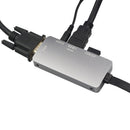 Usb C Type C To Hdmi Vga 3.5Mm Audio Adapter 3 In 1 Usb 3.1 Usb-C Converter